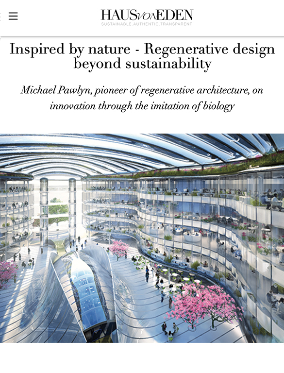 Inspired by nature - Regenerative design beyond sustainability