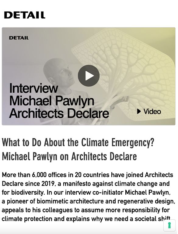 What to Do About the Climate Emergency? Michael Pawlyn on Architects Declare